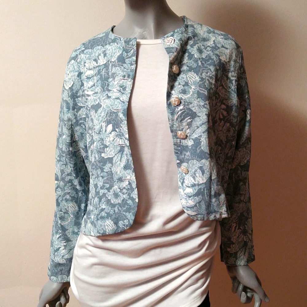 Vintage Floral Blazer